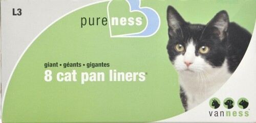 slide 2 of 2, Pureness Van Ness Cat Tray Liners - Pack Of 8 Giant, 8 ct