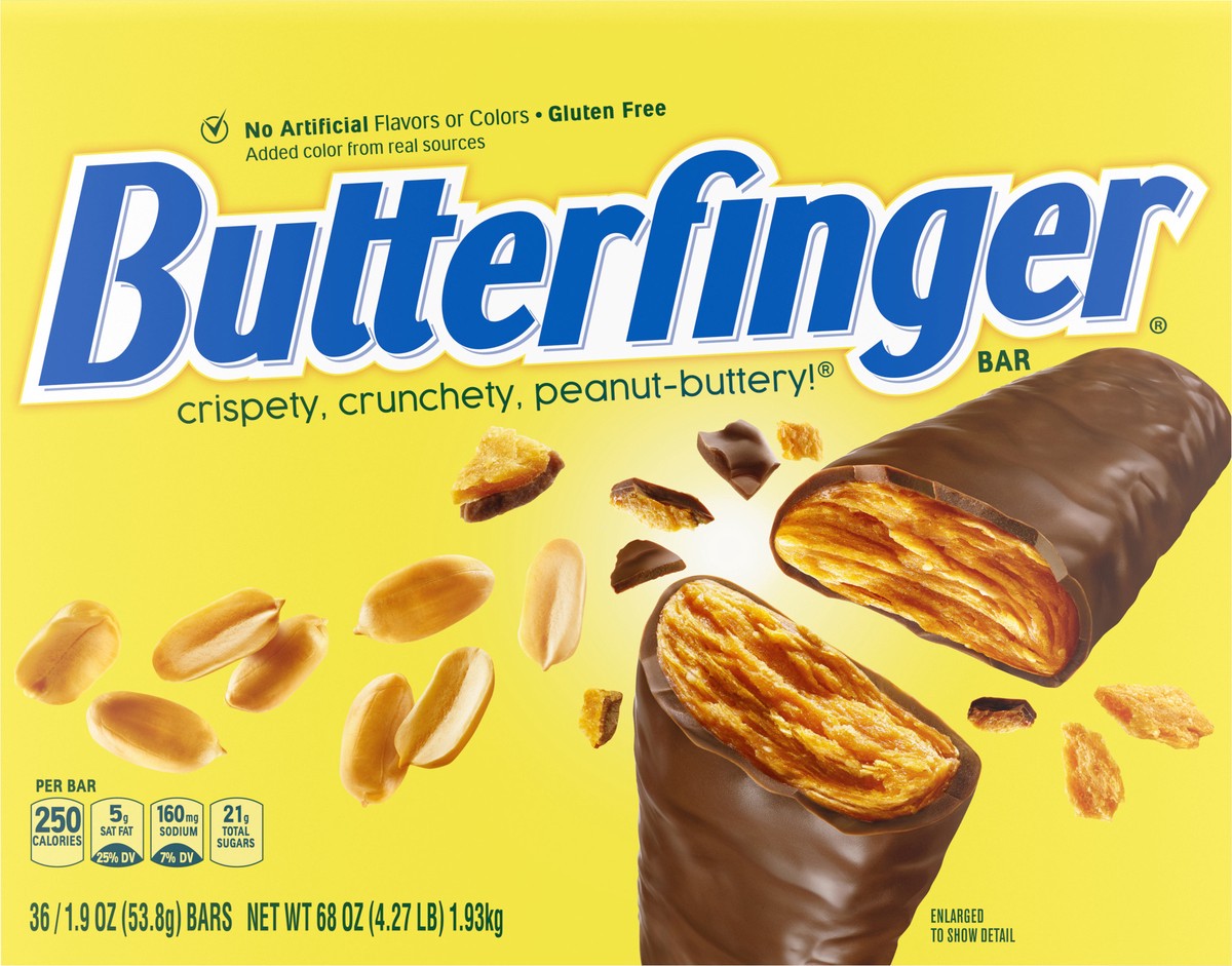 slide 7 of 11, BUTTERFINGER SINGLE CARTON 160229 - EVDAY - US50FP 36ct, 36 ct