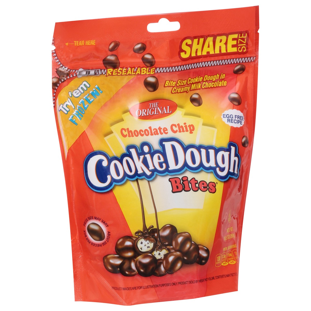 slide 4 of 15, Cookie Dough Bites Chocolate Chip Cookie Dough Bites Share Size 10.5 oz, 27 ct