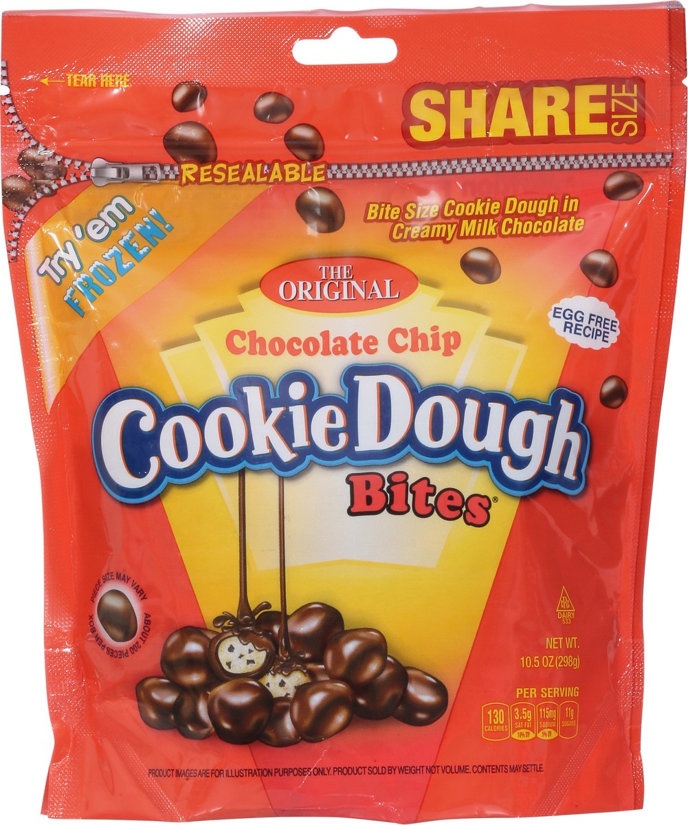 slide 12 of 15, Cookie Dough Bites Chocolate Chip Cookie Dough Bites Share Size 10.5 oz, 27 ct