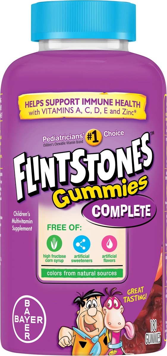 slide 1 of 1, Flintstones Complete Gummies 180 ea BOTTLE, 180 ct