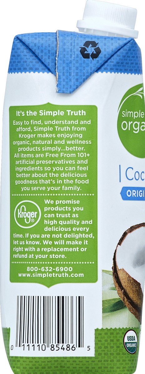 slide 4 of 5, Simple Truth Organic Original Coconut Water - 16.9 fl oz, 16.9 fl oz