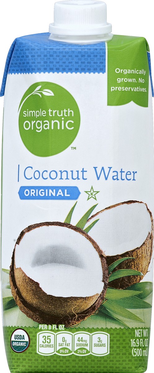 slide 1 of 5, Simple Truth Organic Original Coconut Water - 16.9 fl oz, 16.9 fl oz