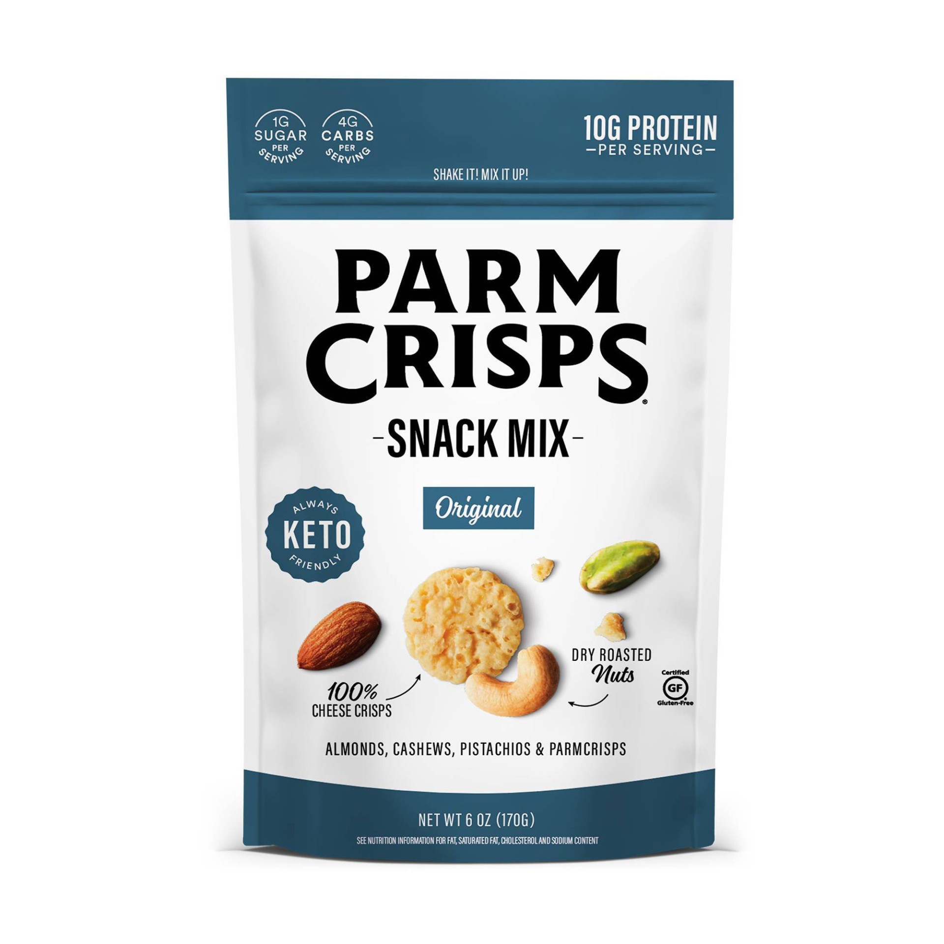 slide 1 of 7, ParmCrisps Original Snack Mix 6 oz, 6 oz