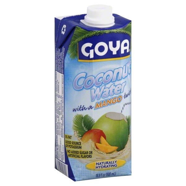 slide 1 of 2, Goya Coconut Water With Mango, 16.9 fl oz