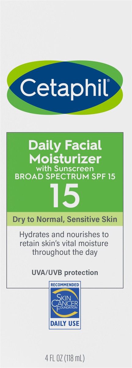 slide 5 of 8, Cetaphil Daily Facial Moisturizer SPF15, 4 Fl Oz, 4 oz