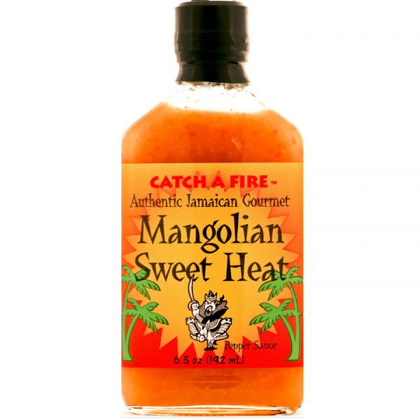 slide 1 of 1, Catch A Fire Mongolian Sweet Heat, 6.5 oz