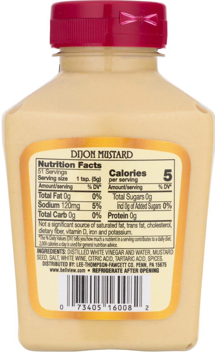 slide 3 of 11, Bell-View Dijon Mustard 9 oz, 9 oz