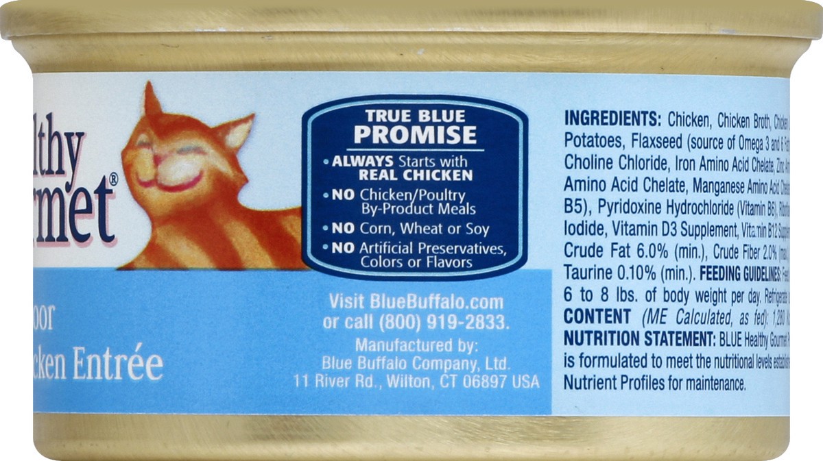 slide 2 of 7, Blue Food for Cats 3 oz, 3 oz