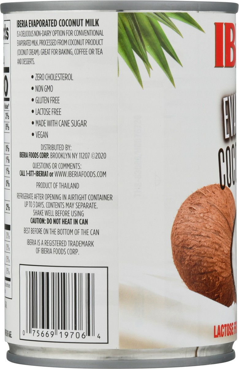 slide 9 of 14, Iberia Lactose Free Evaporated Coconut Milk 13.5 fl oz, 13 oz