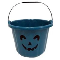 9" Halloween Pumpkin Bucket With Handle