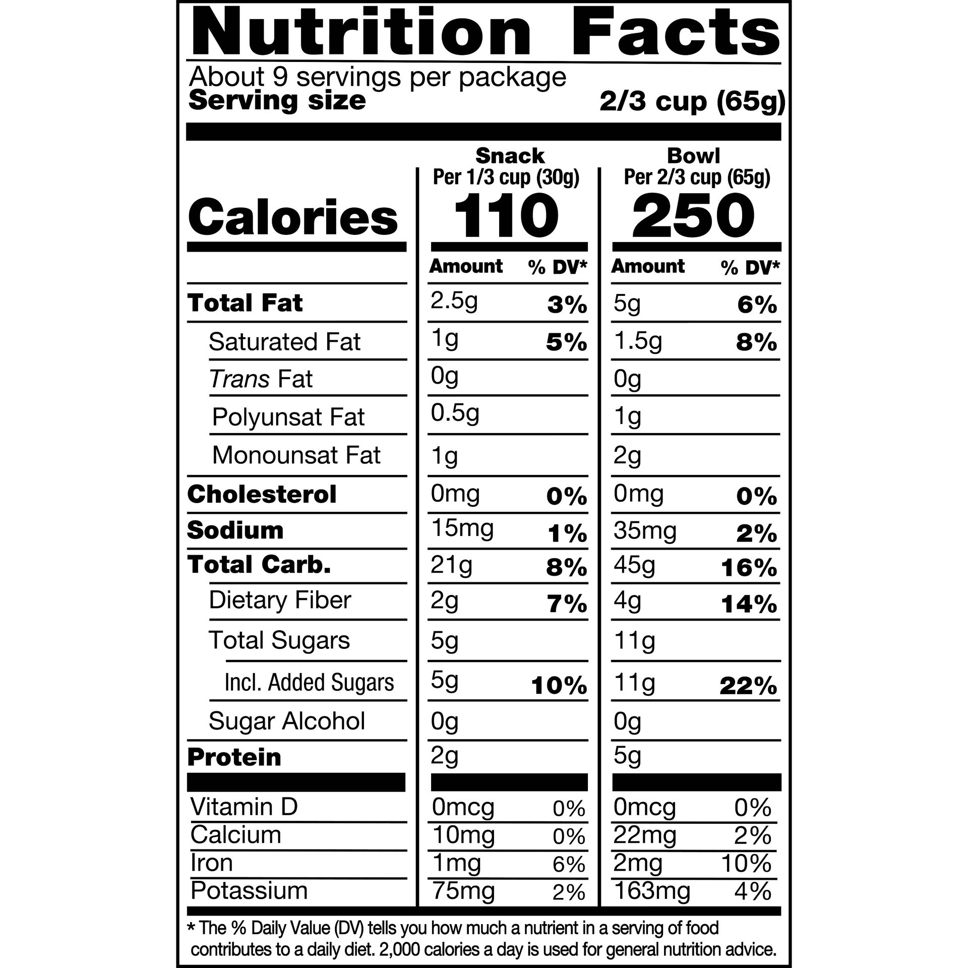 slide 3 of 4, KIND HEALTHY GRAINS Granola, Healthy Snack, Oats & Honey Granola with Toasted Coconut, Snack Mix 22 OZ, 22 oz