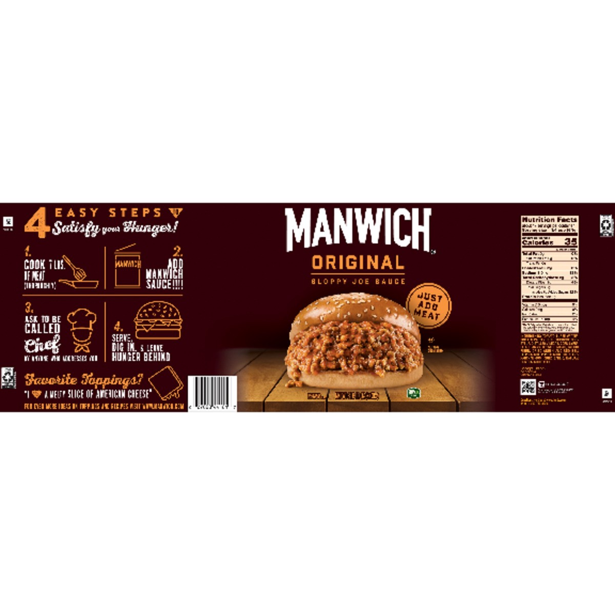 slide 11 of 11, Manwich Sloppy Joe Mix - 110.4 oz, 110.4 oz