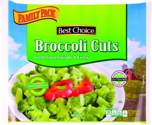 slide 1 of 1, Best Choice Frozen Cut Broccoli Family Size, 48 oz