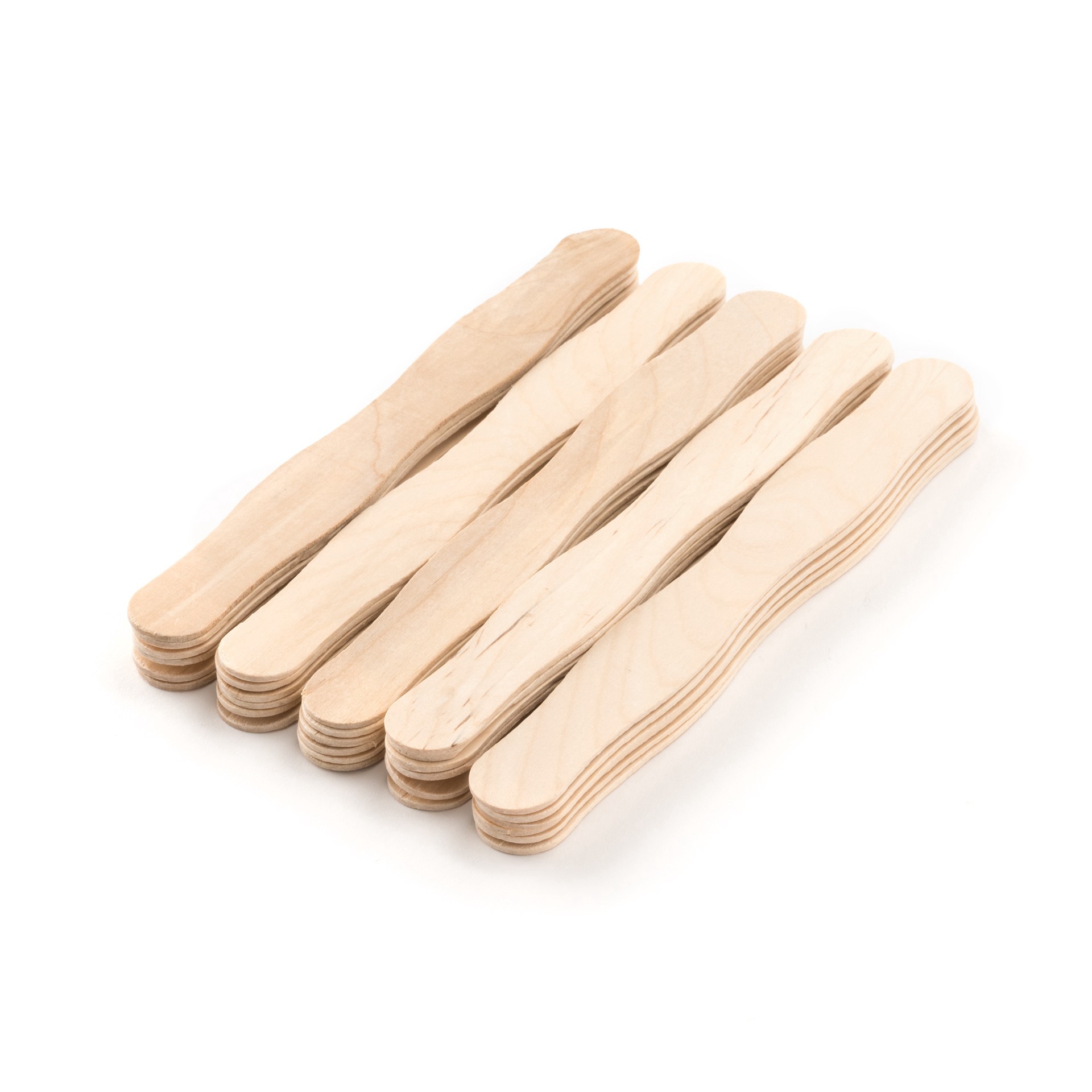 slide 2 of 4, Wavy Jumbo Wood Craft Sticks By Creatology, 8 in x 1 in