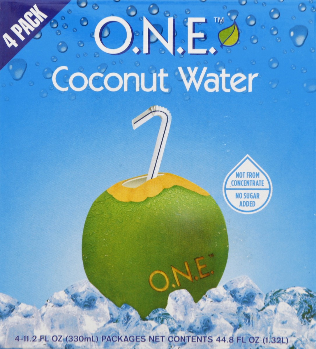 slide 1 of 6, O.N.E. Coconut Water - 4 ct, 4 ct