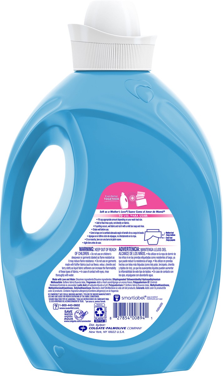 slide 3 of 12, Suavitel Fabric Softener, Field Flowers -105oz, 105 fl oz