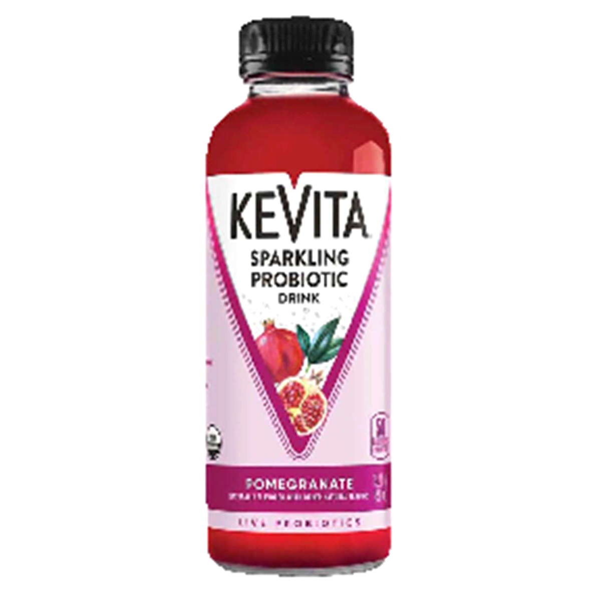 slide 1 of 3, KeVita Sparkling Probiotic Drink Pomegranate 15.2 Fl Oz, 15.2 fl oz
