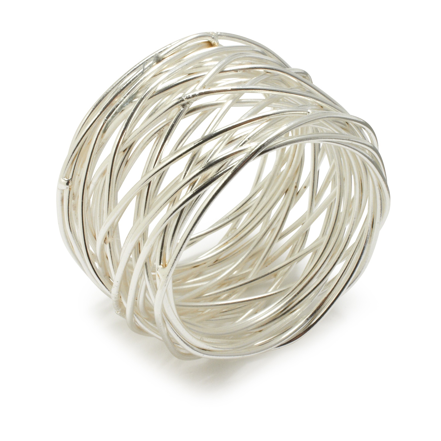 slide 1 of 1, Sur La Table Silver Wire Napkin Ring, 1 ct