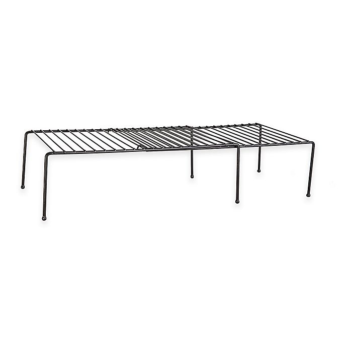 slide 1 of 2, Grayline Extendable Helper Shelf - Black, 1 ct