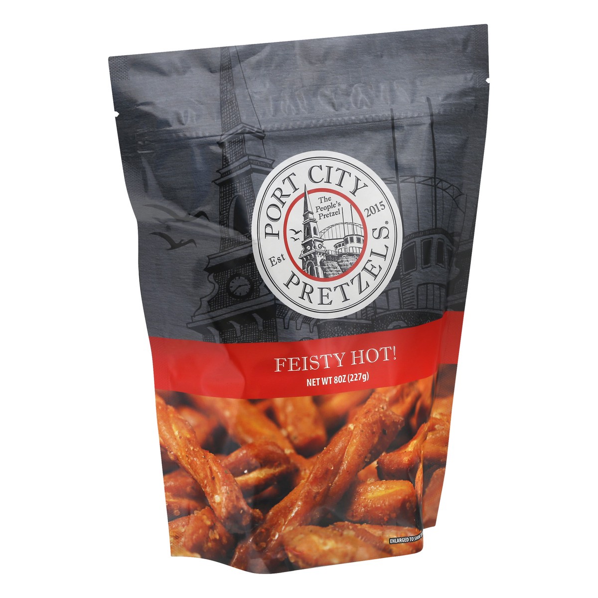 slide 8 of 12, Port City Pretzels Fiesty Hot, 8 oz
