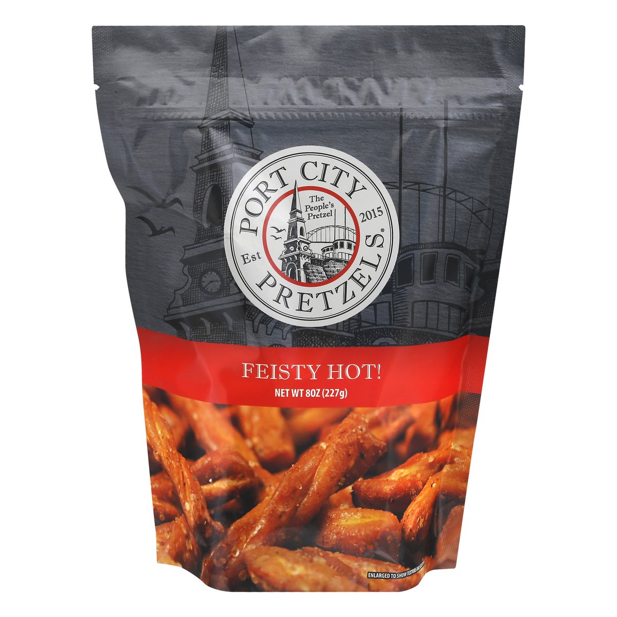 slide 10 of 12, Port City Pretzels Fiesty Hot, 8 oz