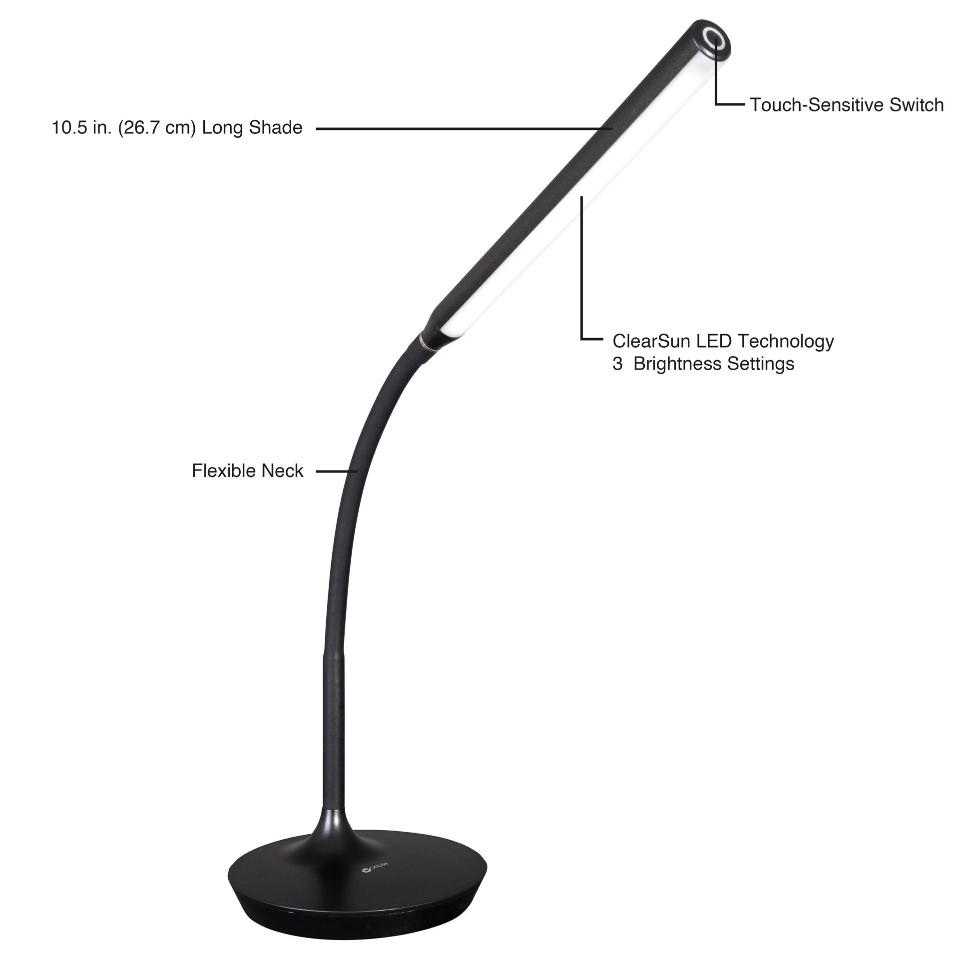 slide 7 of 7, Ott Lite Ottlite Extended Reach Led Desk Lamp, 10.5 in