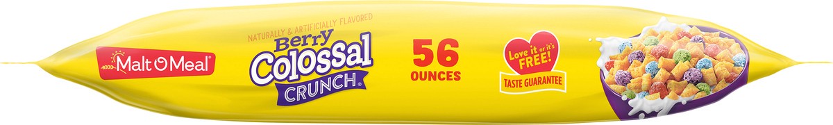 slide 3 of 7, Malt-O-Meal Berry Colossal Crunch Breakfast Cereal, 56 OZ Bag, 56 oz