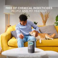 slide 2 of 29, STEM Flying Insect Fan Trap for Indoor Bug Control, Plug-In Fan with UV Light, Starter Kit Includes 1 Device and 5 Glue Traps, 1 ct