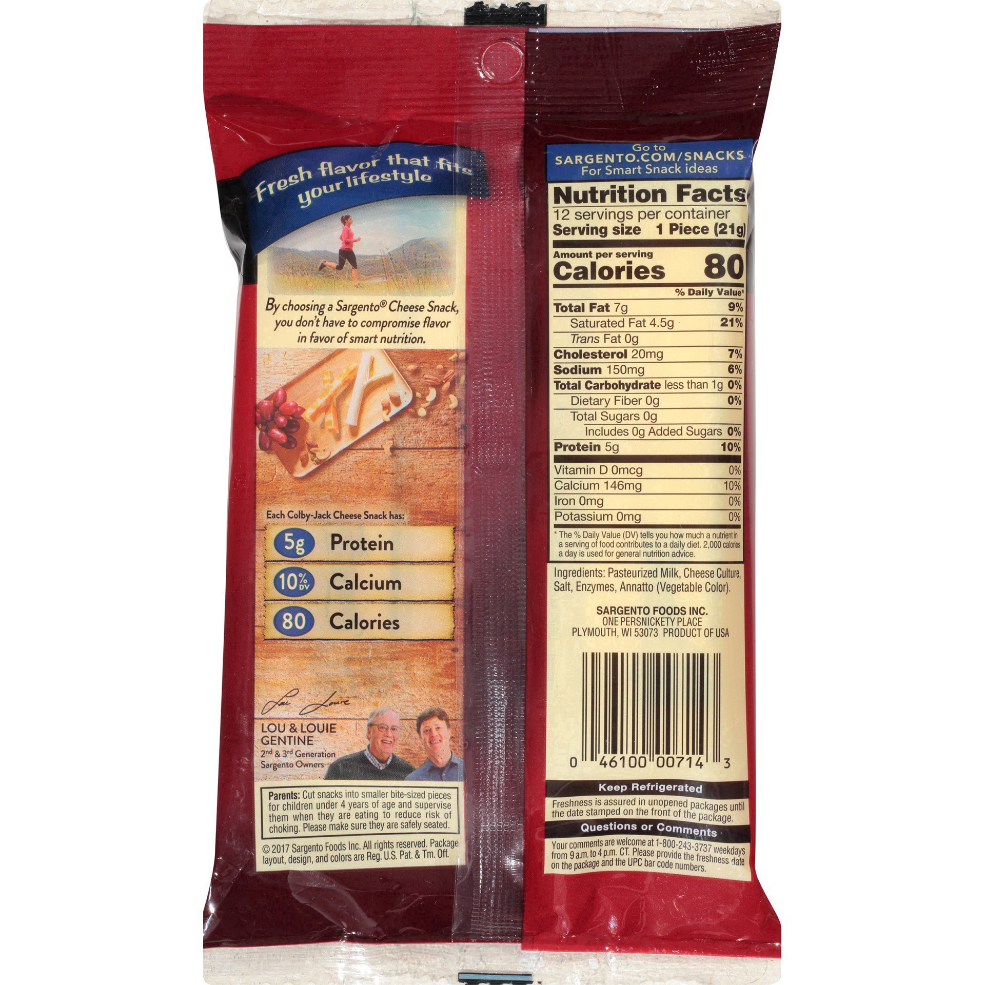 slide 15 of 70, Sargento Natural Colby-Jack Cheese Sticks - 9oz/12ct, 12 ct; 9 oz