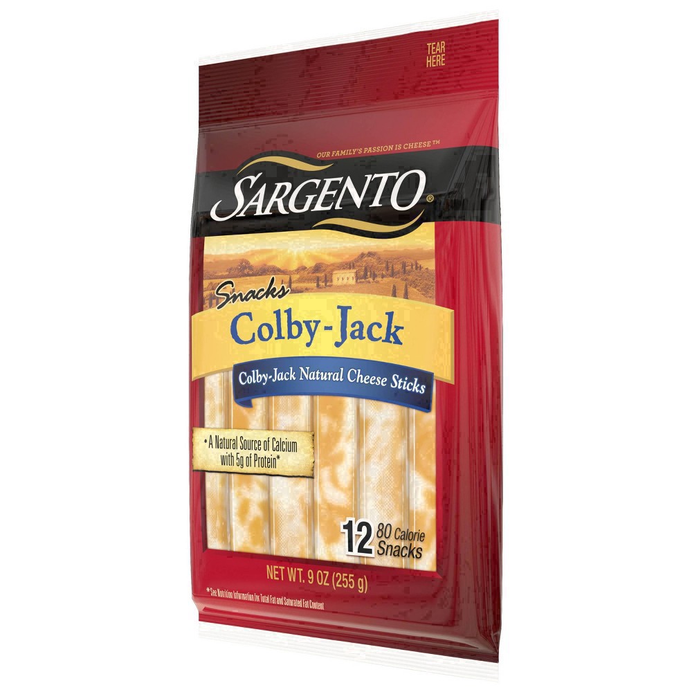 slide 57 of 70, Sargento Natural Colby-Jack Cheese Sticks - 9oz/12ct, 12 ct; 9 oz