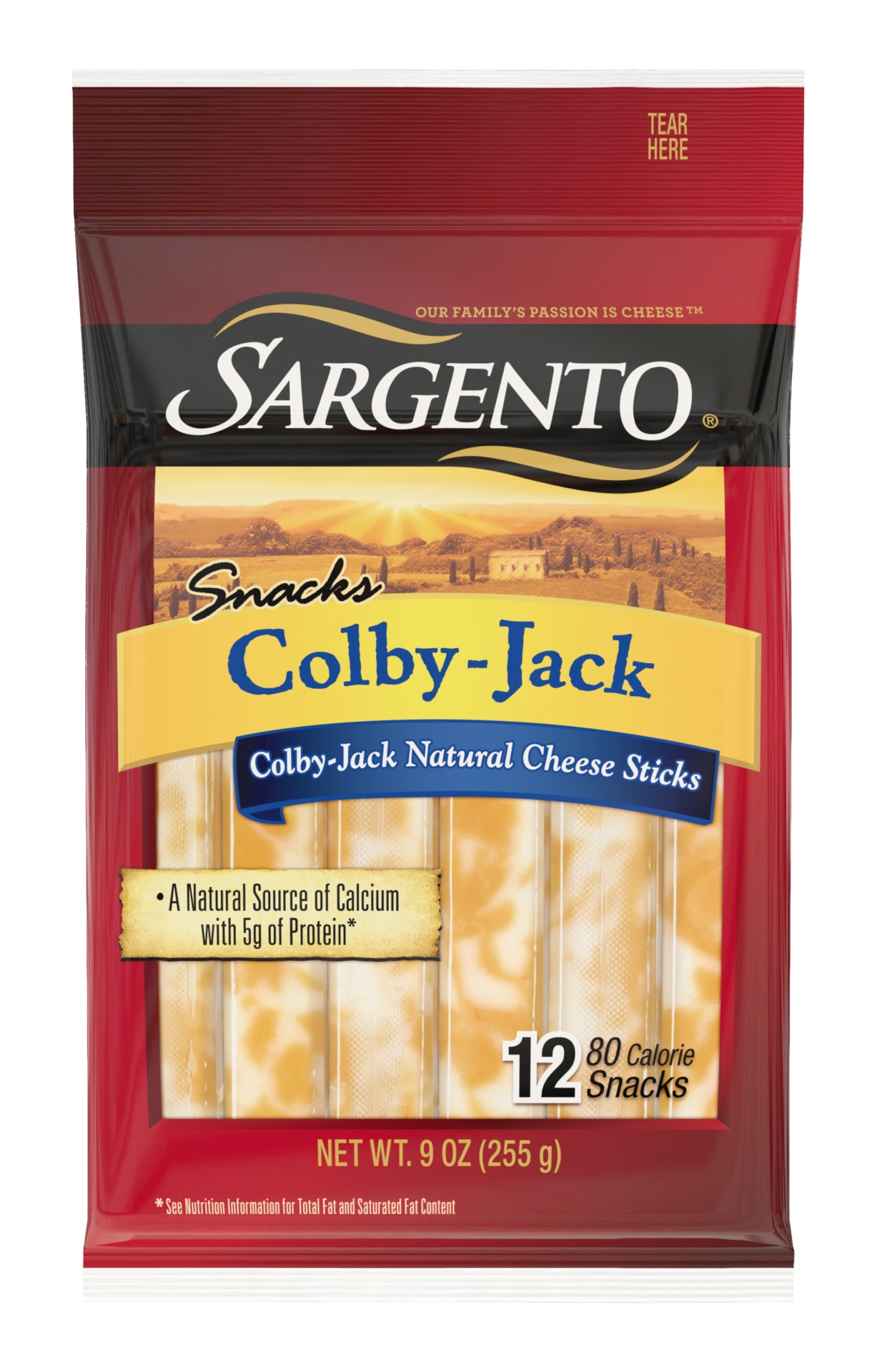 slide 1 of 1, Sargento Natural Colbyjack Cheese Sticks, 12 ct; 9 oz