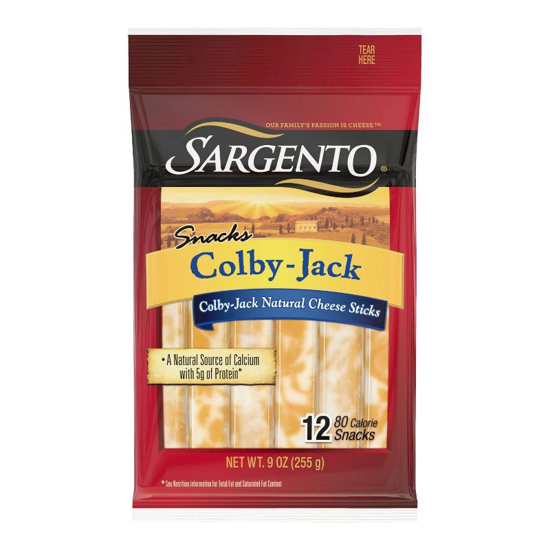 slide 1 of 70, Sargento Natural Colby-Jack Cheese Sticks - 9oz/12ct, 12 ct; 9 oz