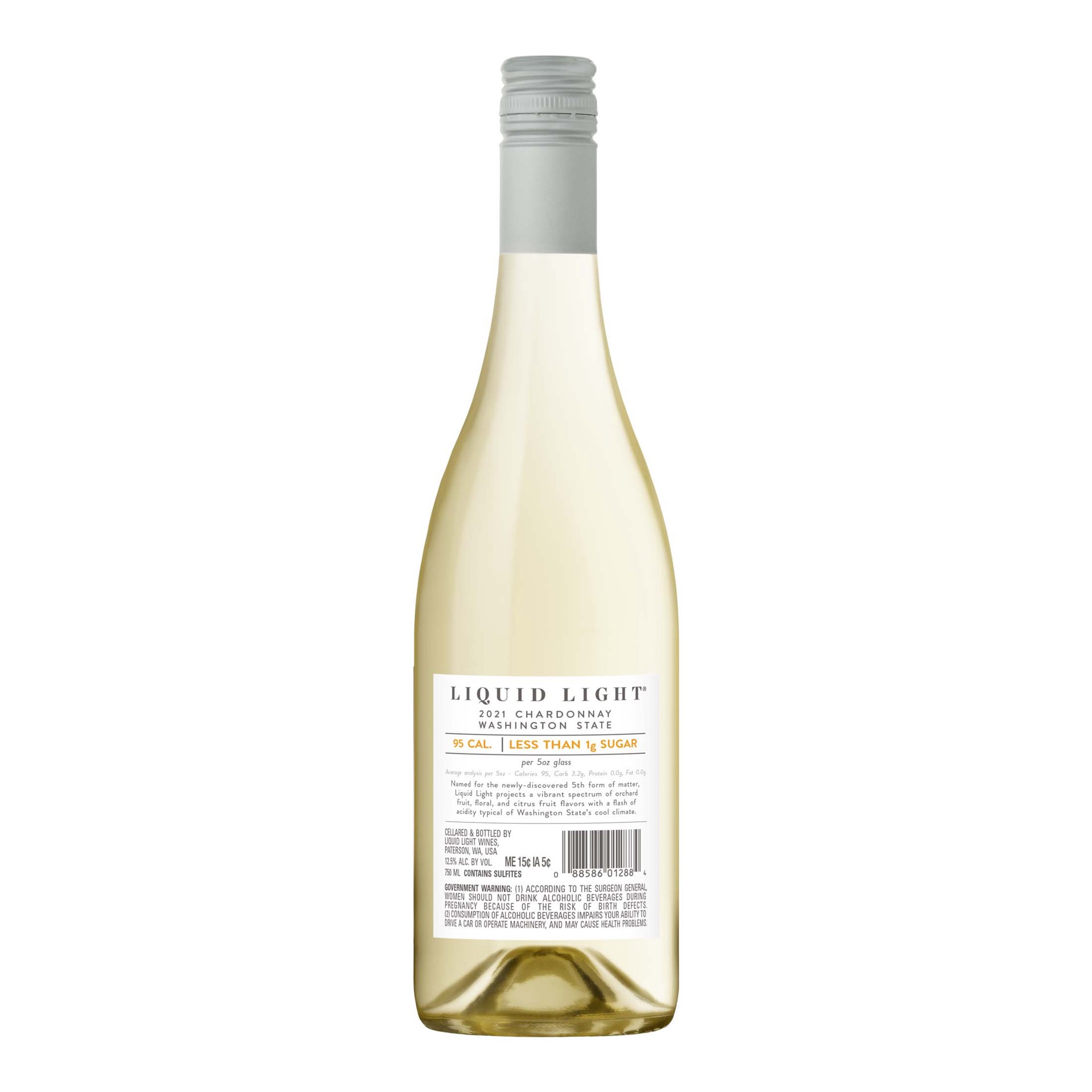 slide 3 of 6, Liquid Light Washington State Chardonnay 750 ml, 750 ml