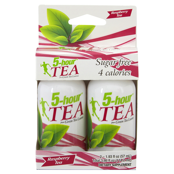 slide 1 of 1, 5-hour TEA Shots, Raspberry Flavored Energy Shot, 2 ct