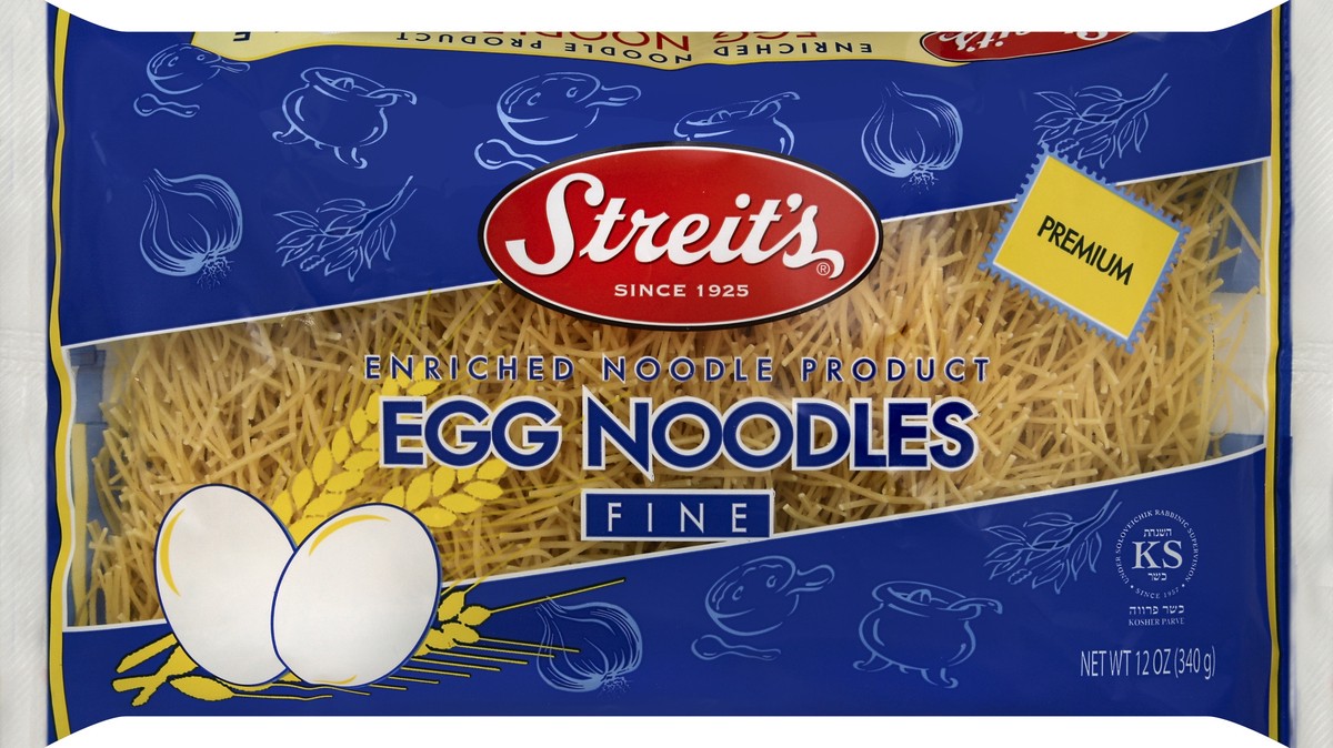 slide 4 of 5, Streit's® fine egg noodles, 12 oz