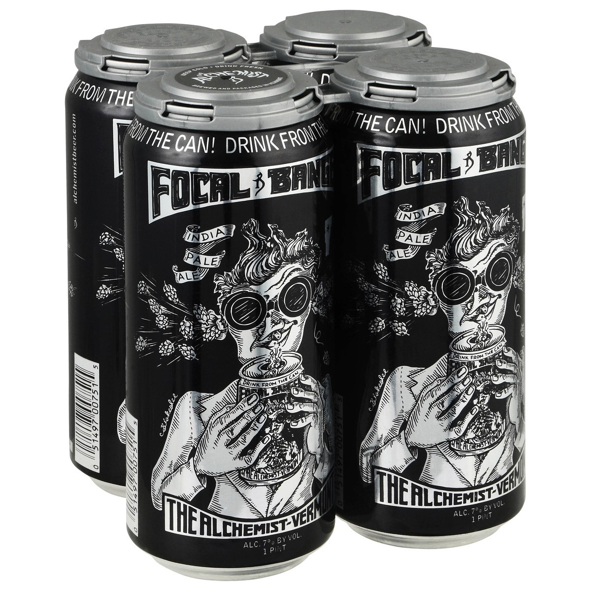 slide 8 of 13, The Alchemist India Pale Ale Focal & Banger Beer 4 - 1 pt Cans, 4 ct; 16 oz