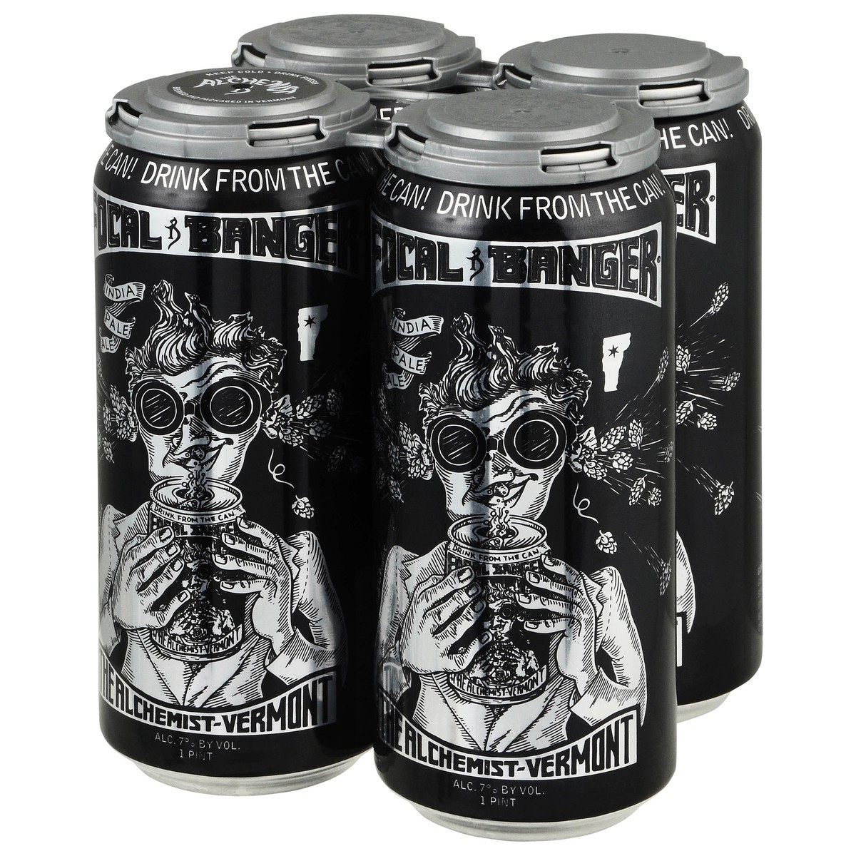 slide 7 of 13, The Alchemist India Pale Ale Focal & Banger Beer 4 - 1 pt Cans, 4 ct; 16 oz