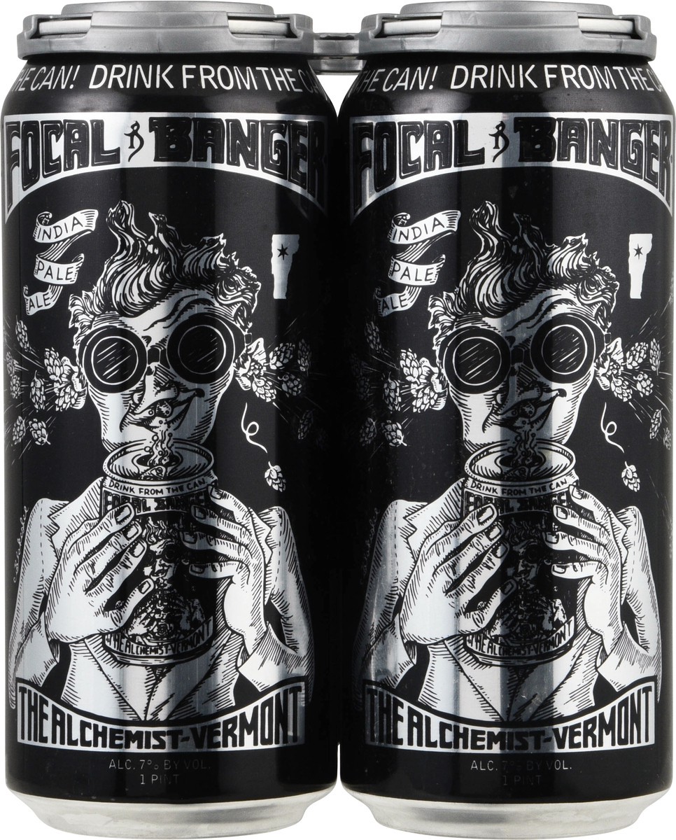 slide 10 of 13, The Alchemist India Pale Ale Focal & Banger Beer 4 - 1 pt Cans, 4 ct; 16 oz