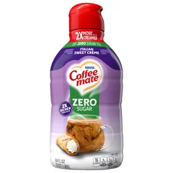 Coffee mate Italian Sweet Crème Flavored Coffee Creamer, Zero Sugar, Gluten-Free