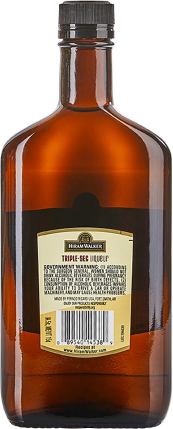 slide 2 of 5, Hiram Walker Triple Sec 375mL Bottle, 375 ml