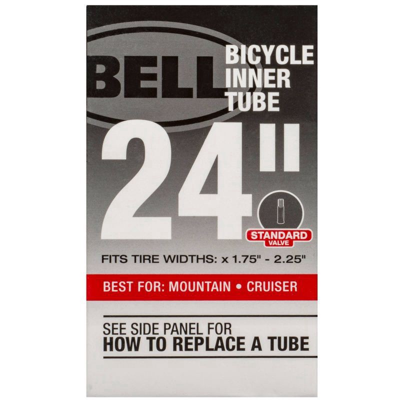 slide 1 of 3, Bell 24-Inch Universal Inner Tube - Black, 24 in