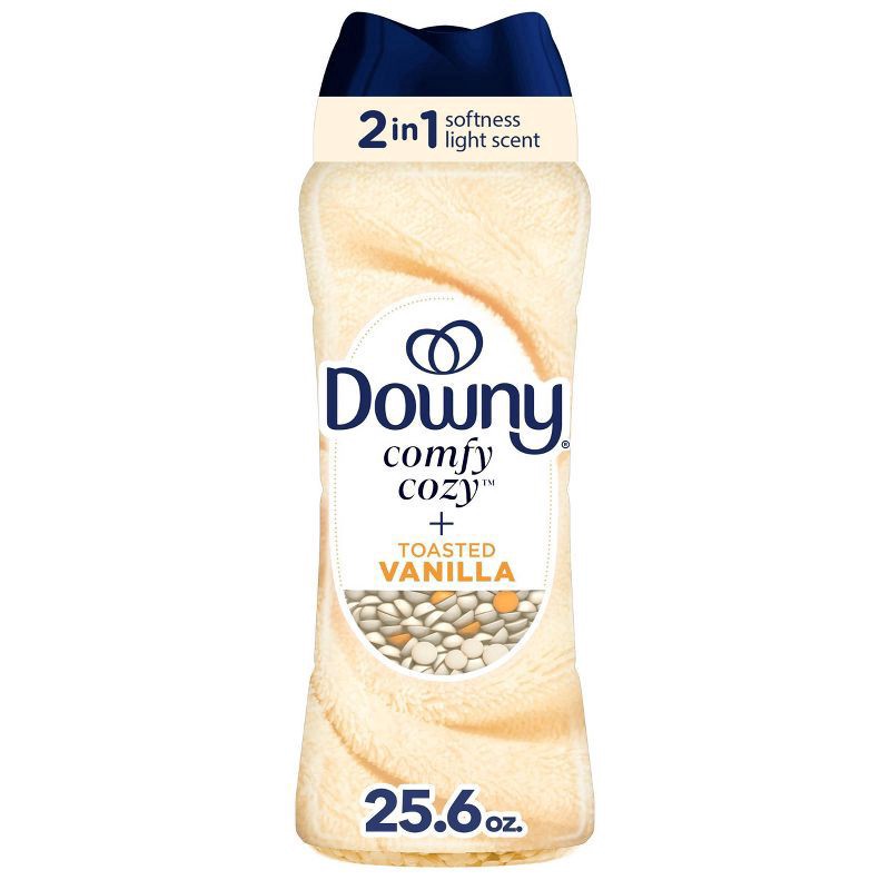 slide 1 of 10, Downy Comfy Cozy + Toasted Vanilla Laundry Additive Beads - 25.6oz, 25.6 oz