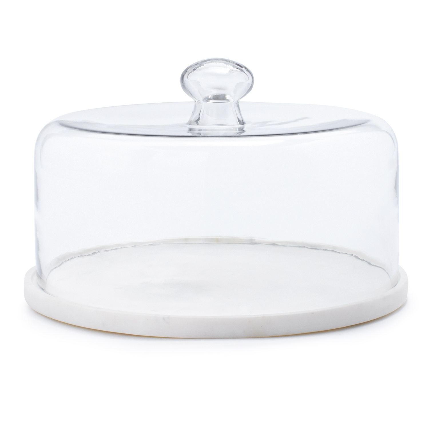 slide 1 of 1, Sur La Table Marble and Glass Cloche, 1 ct