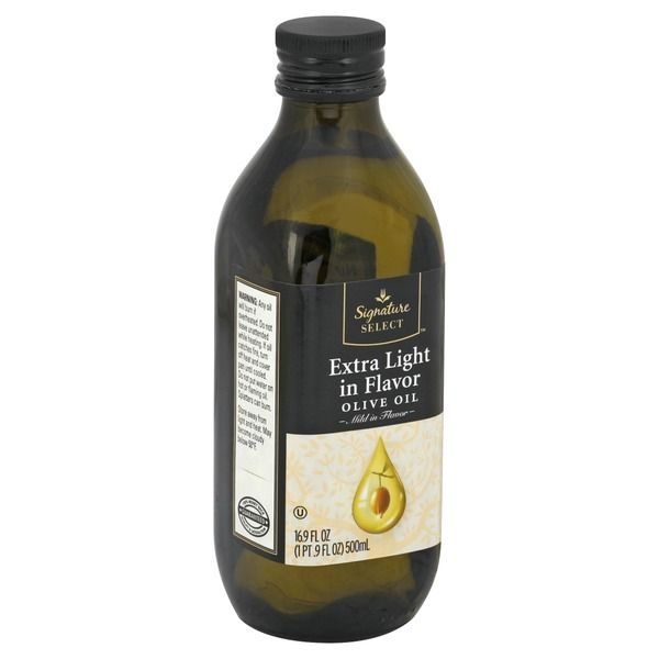 slide 1 of 7, Signature Select Mild Extra Light in Flavor Olive Oil 16.9 fl oz, 16.9 fl oz