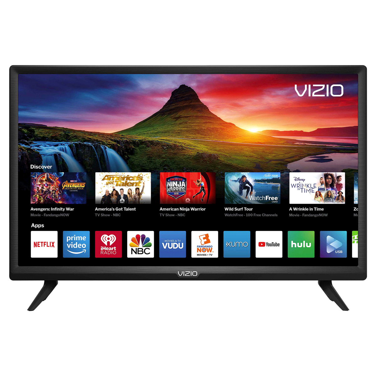 slide 9 of 17, Vizio D-Series D24H-G9 24-inch Class Smart LED HDTV, 1 ct