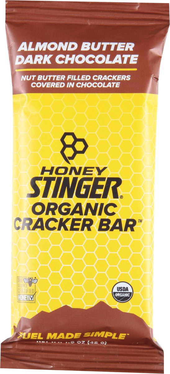 slide 14 of 14, Honey Stinger Organic Almond Butter Dark Chocolate Cracker Bar 1.5 oz, 1.5 oz