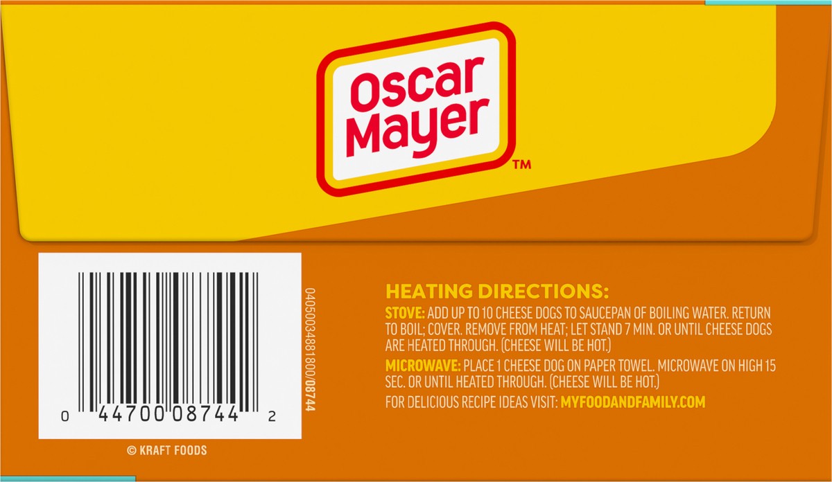 slide 9 of 9, Oscar Mayer Velveeta Cheese Hot Dogs Mega Pack, 20 ct. Box, 20 ct