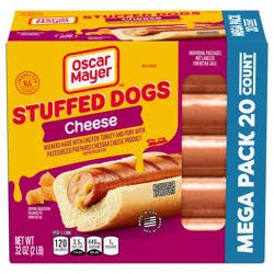 Oscar Mayer Velveeta Cheese Hot Dogs Mega Pack, 20 ct. Box