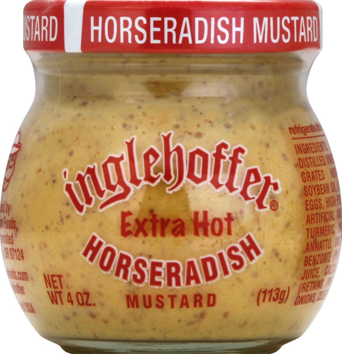 slide 2 of 2, Inglehoffer Horseradish Mustard, 4 oz